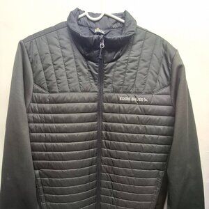 Eddie Bauer Men's Emberlite Hybrid Puffer Jacket in Black - Size L (Large)